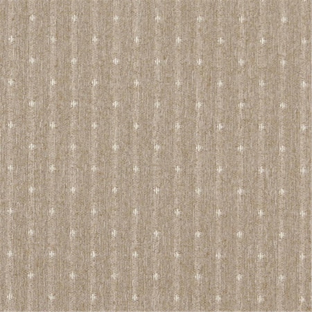 Designer Fabrics 54 in. Wide Sand And Ivory- Dotted Country Style Upholstery Fabric C611